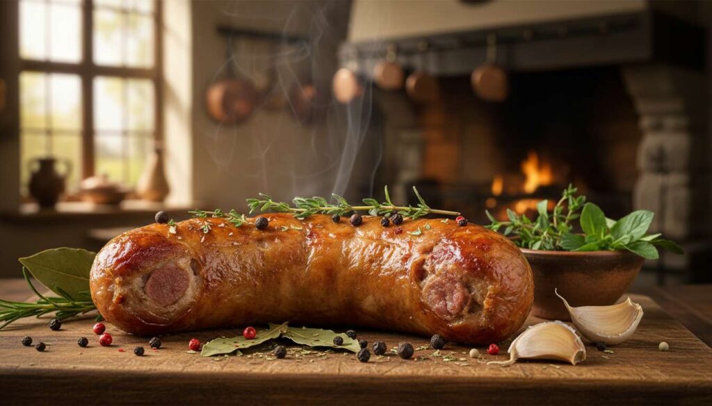 Kiełbasa golonkowa, czyli domowa wędlina. Smak "bajunio