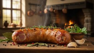 Kiełbasa golonkowa, czyli domowa wędlina. Smak "bajunio