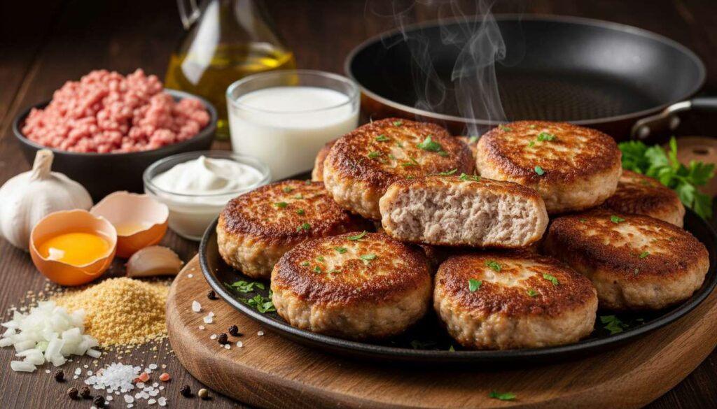 Dodałam do masy na mielone. Moje kotlety jeszcze nigdy nie były tak miękkie i pulchne