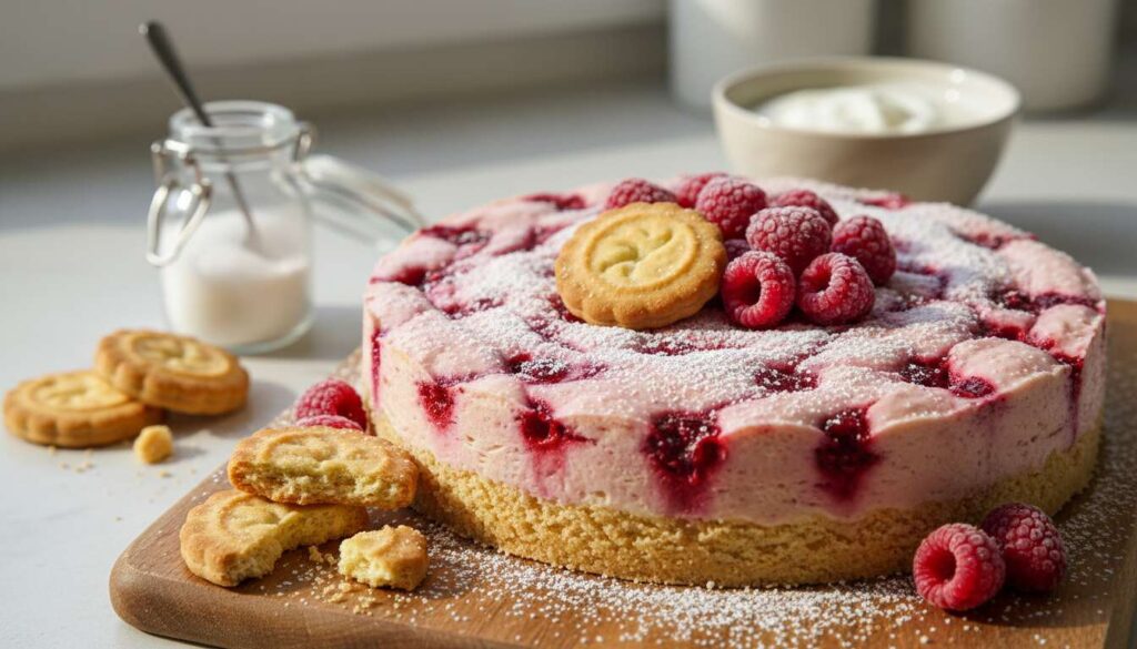 Jogurtowiec z malinami - prosty sernik, który zawsze wychodzi