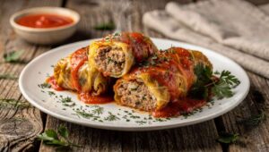 Zastąp jeden składnik w gołąbkach. Będą lżejsze i jeszcze smaczniejsze niż tradycyjne