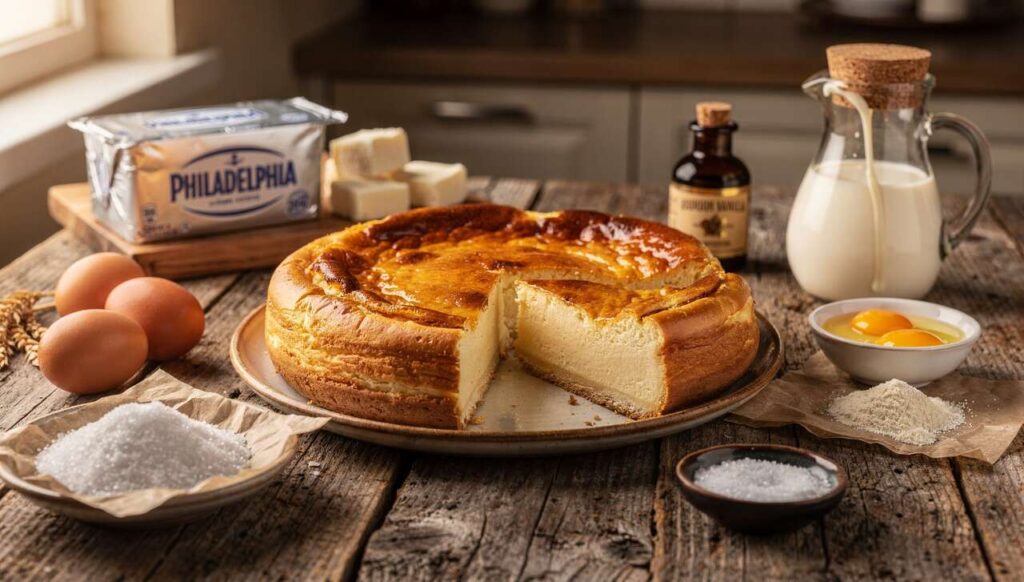 Sernik baskijski, jakiego jeszcze nie jadłeś. Z jednym dodatkiem jest jeszcze lepszy