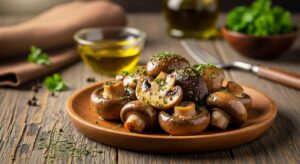 Dodaję do smażenia pieczarek kilka kropli. Wydobywa z nich wspaniały smak i aromat